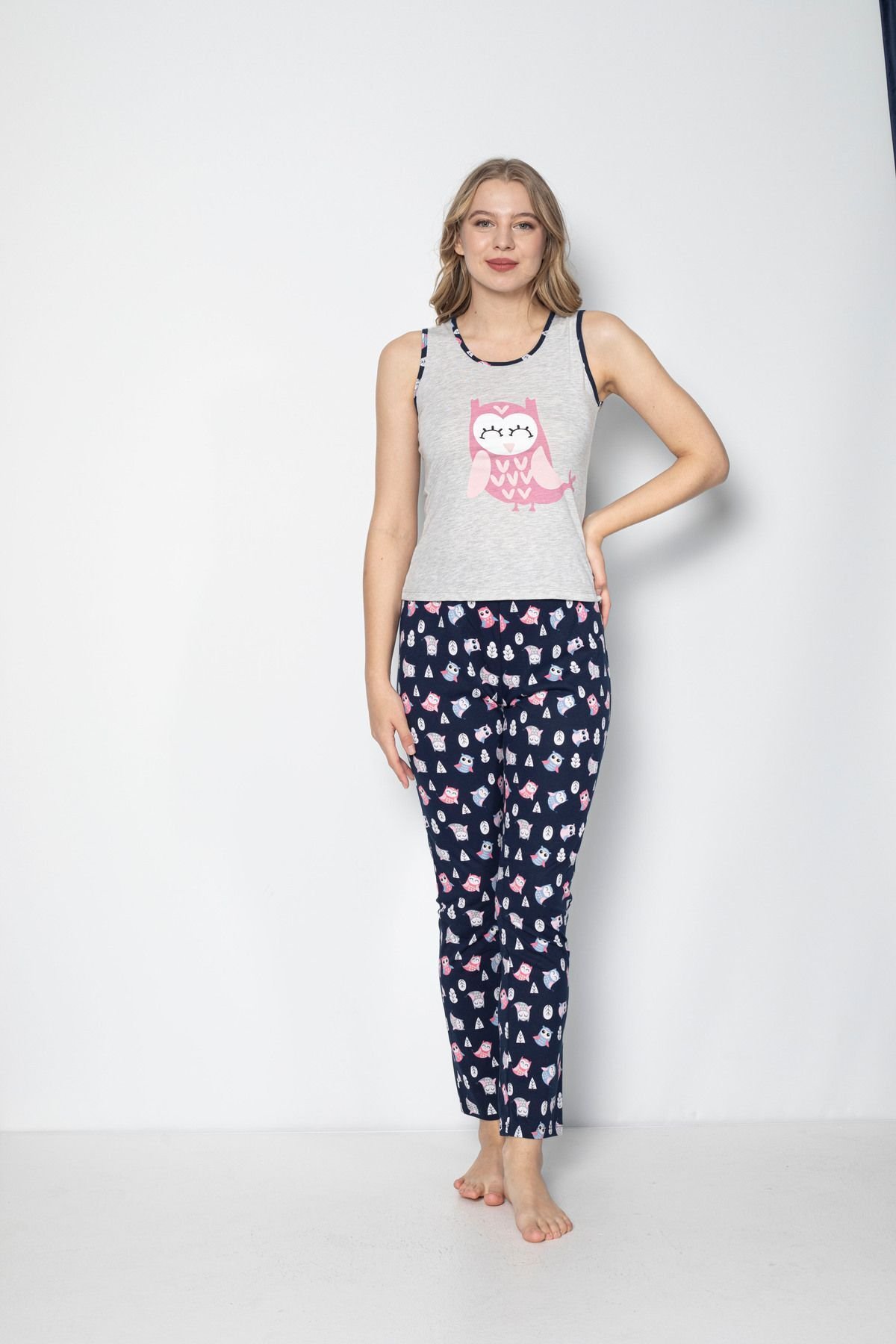 Kolsuz Pijama Takım - Görsel 2