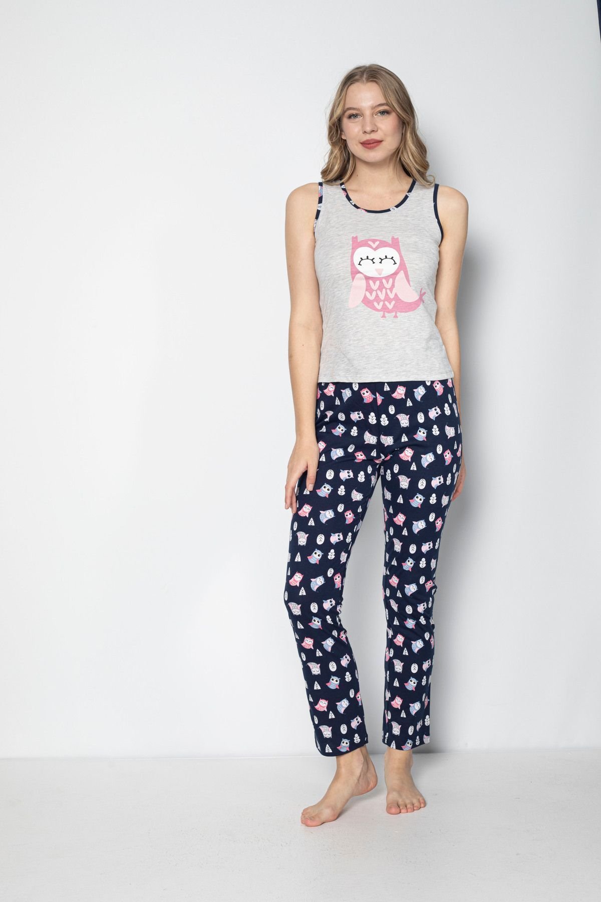 Kolsuz Pijama Takım - Görsel 6