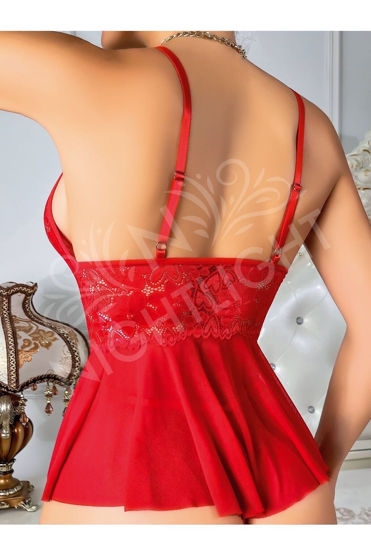 NIGHTLIGHT 3597 Body Suit KIRMIZI - S-M - Görsel 2