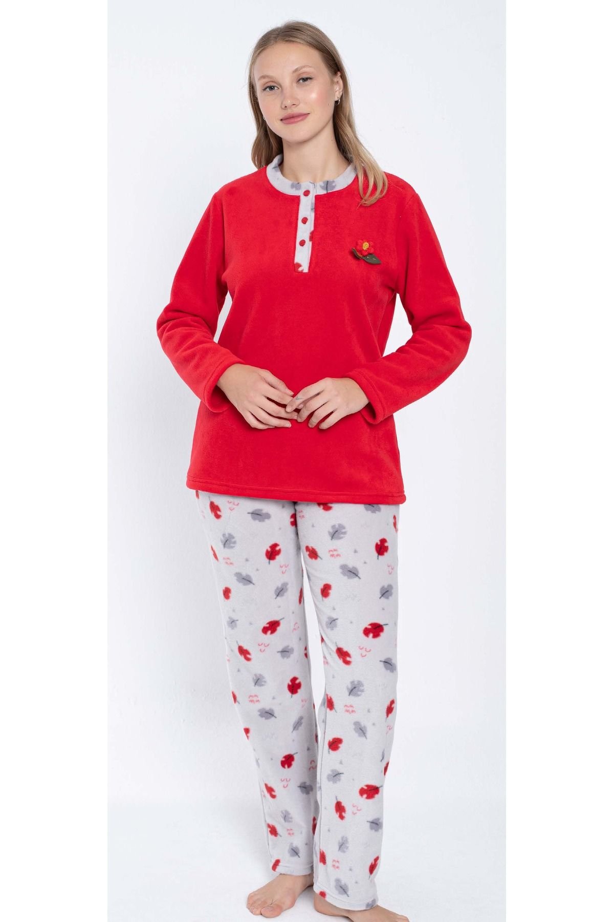 POLAR PATLI PİJAMA TAKIM