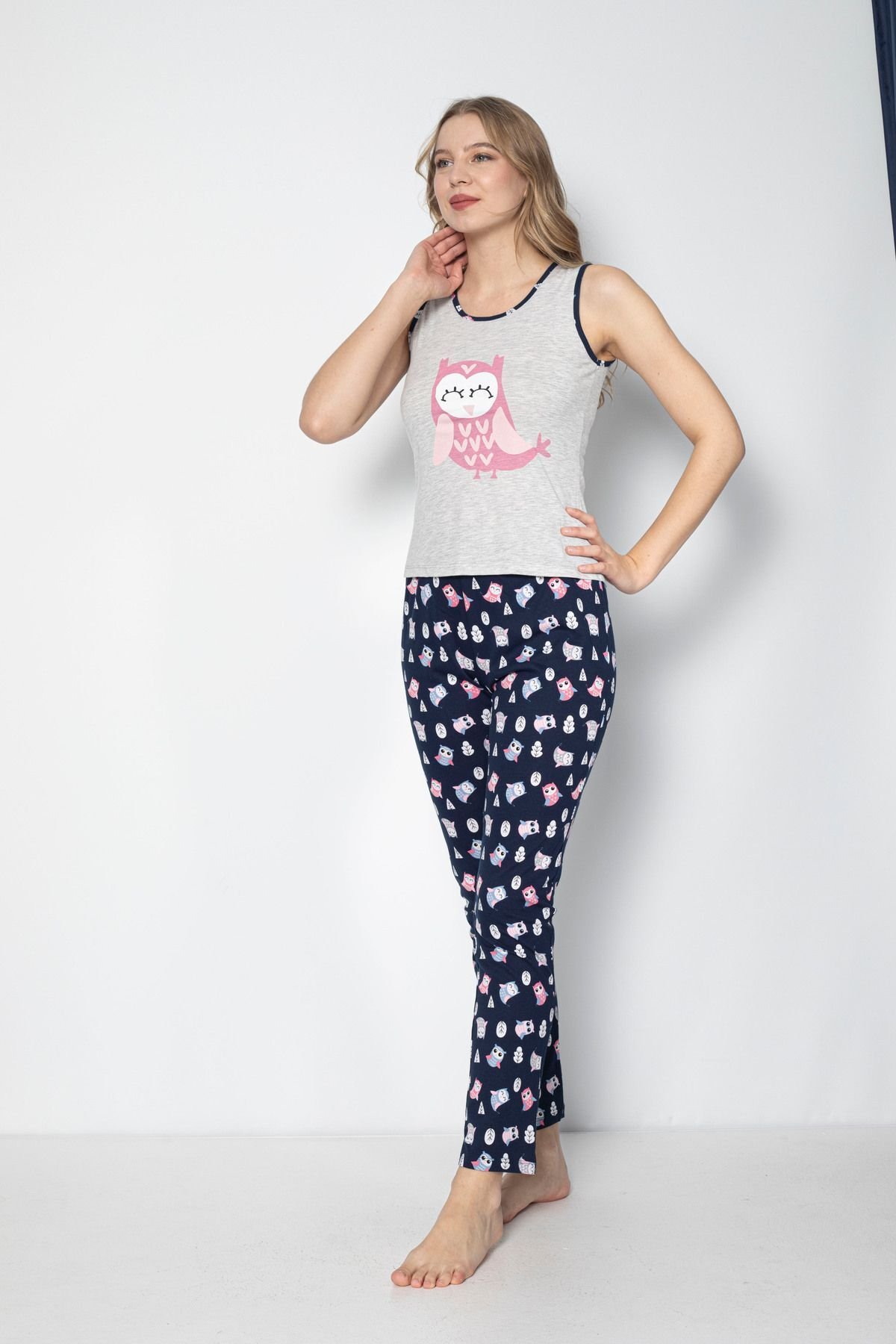 Kolsuz Pijama Takım - Görsel 4